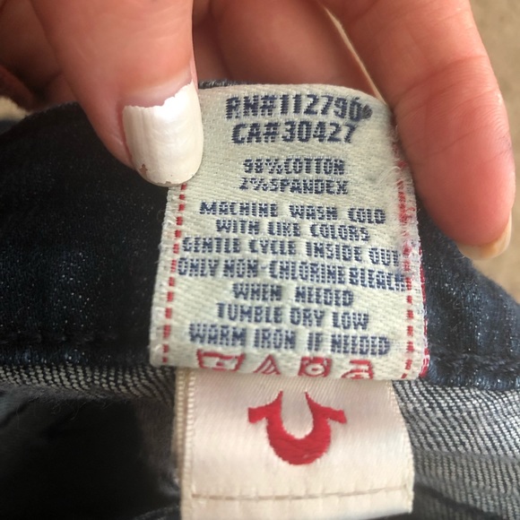 ⭐️True Religion Boot Cut Jeans with Silver Sequins - Picture 13 of 13